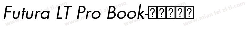 Futura LT Pro Book字体转换